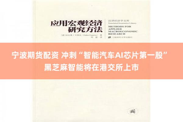 宁波期货配资 冲刺“智能汽车AI芯片第一股” 黑芝麻智能将在港交所上市