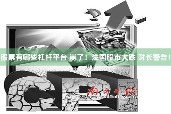 股票有哪些杠杆平台 崩了！法国股市大跌 财长警告！