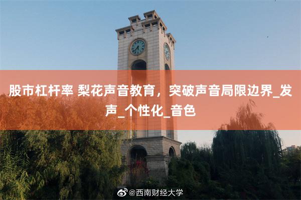 股市杠杆率 梨花声音教育，突破声音局限边界_发声_个性化_音色