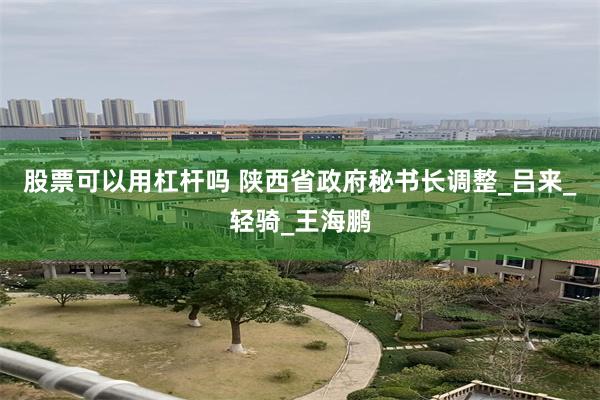 股票可以用杠杆吗 陕西省政府秘书长调整_吕来_轻骑_王海鹏