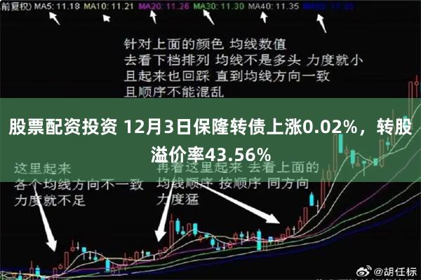 股票配资投资 12月3日保隆转债上涨0.02%,转股溢价率43.56%